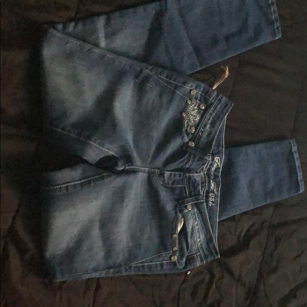 Blue jeans cute design